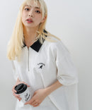 【KANGOL/カンゴール】襟配色 ハーフジップ ポロ