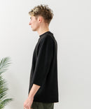 【BLUE STANDARD/ブルースタンダード】スエードライク オーバーサイズ7分袖Tシャツ 春服 ❘ジーンズメイト公式オンラインショップ