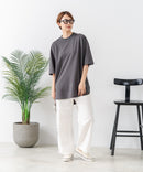 【C-FORTPOINT/フォートポイント】【接触冷感 ひんやり涼しい】冷感鹿の子素材 ラウンドヘムTシャツ 乾きやすい お尻が隠れる 体型カバー