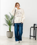 【C-FORT POINT/フォートポイント】トラ柄 ステッチトレーナー