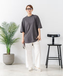 【C-FORTPOINT/フォートポイント】【接触冷感 ひんやり涼しい】冷感鹿の子素材 ラウンドヘムTシャツ 乾きやすい お尻が隠れる 体型カバー