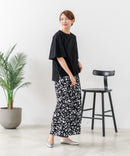 【C-FORTPOINT/フォートポイント】【ベルスリーブで魅せる、大人のこなれTシャツ。】ベルスリーブ オーバーサイズTシャツ 綿100％ 華奢見え ゆったり 二の腕カバー