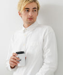 【BLUE STANDARD/ブルースタンダード】コットン100％ オックスレギュラーカラー リラックスシルエットシャツ ビズ オフィスカジュアル オンでもオフでも