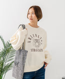 【C-FORT POINT/フォートポイント】トラ柄 ステッチトレーナー