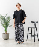 【C-FORTPOINT/フォートポイント】【ベルスリーブで魅せる、大人のこなれTシャツ。】ベルスリーブ オーバーサイズTシャツ 綿100％ 華奢見え ゆったり 二の腕カバー