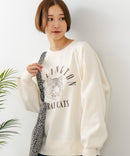 【C-FORT POINT/フォートポイント】トラ柄 ステッチトレーナー