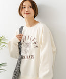 【C-FORT POINT/フォートポイント】トラ柄 ステッチトレーナー