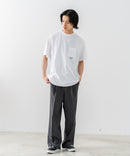 【OUTDOOR EXCHANGE/アウトドアエクスチェンジ】×【ZERO STAIN/ゼロステイン】コラボ 裾ドローコード 胸ポケット Tシャツ