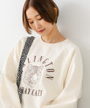 【C-FORT POINT/フォートポイント】トラ柄 ステッチトレーナー