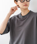 【C-FORTPOINT/フォートポイント】【接触冷感 ひんやり涼しい】冷感鹿の子素材 ラウンドヘムTシャツ 乾きやすい お尻が隠れる 体型カバー
