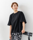 【C-FORTPOINT/フォートポイント】【ベルスリーブで魅せる、大人のこなれTシャツ。】ベルスリーブ オーバーサイズTシャツ 綿100％ 華奢見え ゆったり 二の腕カバー