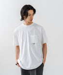 【OUTDOOR EXCHANGE/アウトドアエクスチェンジ】×【ZERO STAIN/ゼロステイン】コラボ 裾ドローコード 胸ポケット Tシャツ