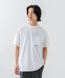 【OUTDOOR EXCHANGE/アウトドアエクスチェンジ】×【ZERO STAIN/ゼロステイン】コラボ 裾ドローコード 胸ポケット Tシャツ