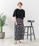 【C-FORTPOINT/フォートポイント】【ウエストゴム仕様でリラックス感抜群】カット楊柳素材 ワイドパンツ 通気性 涼感 イージーパンツ サマーパンツ ルームウェア リラクシー 体型カバー