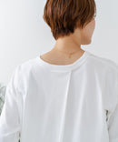 【C-FORTPOINT/フォートポイント】【ストレッチ性抜群の冷感素材を使用】後ろタック入り 5分袖Tシャツ 立体感 美シルエット ラウンドヘム 接触冷感 涼しい 体形カバー