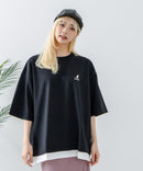 【KANGOL/カンゴール】 バックプリント フェイクレイヤード ビッグT