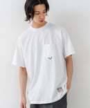 【OUTDOOR EXCHANGE/アウトドアエクスチェンジ】×【ZERO STAIN/ゼロステイン】コラボ 裾ドローコード 胸ポケット Tシャツ