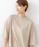 【C-FORTPOINT/フォートポイント】【接触冷感 ひんやり涼しい】冷感鹿の子素材 ラウンドヘムTシャツ 乾きやすい お尻が隠れる 体型カバー
