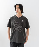 【BRKNHOME/ブロークンホーム】×【ZERO STAIN/ゼロステイン】【ホッケー風デザイン】コラボTシャツ 汗染み防止 ワンポイント オーバーサイズ