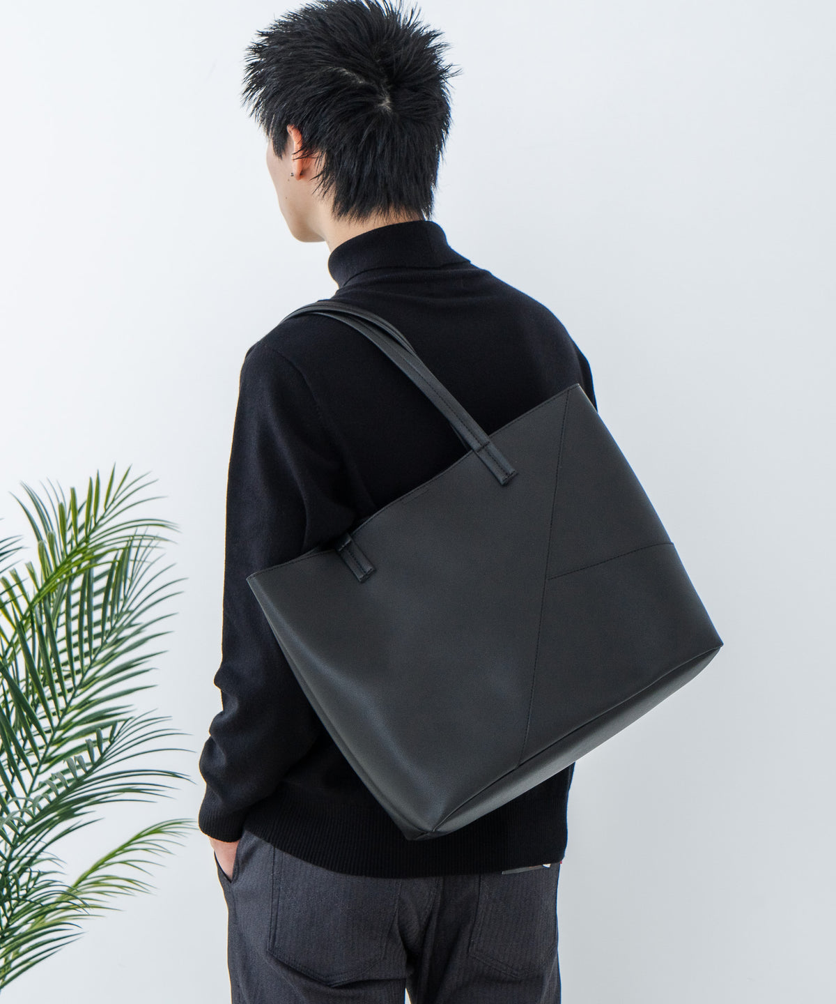 切替 PU トート バッグ BLUE STANDARD ブルースタンダード BadBlue 
