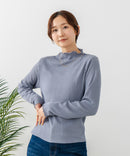 【C-FORT POINT/フォートポイント】カットシャーリング ボトルネックロンＴ