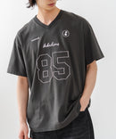 【BRKNHOME/ブロークンホーム】×【ZERO STAIN/ゼロステイン】【ホッケー風デザイン】コラボTシャツ 汗染み防止 ワンポイント オーバーサイズ