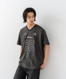 【BRKNHOME/ブロークンホーム】×【ZERO STAIN/ゼロステイン】【ホッケー風デザイン】コラボTシャツ 汗染み防止 ワンポイント オーバーサイズ