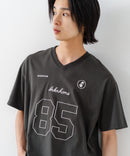 【BRKNHOME/ブロークンホーム】×【ZERO STAIN/ゼロステイン】【ホッケー風デザイン】コラボTシャツ 汗染み防止 ワンポイント オーバーサイズ