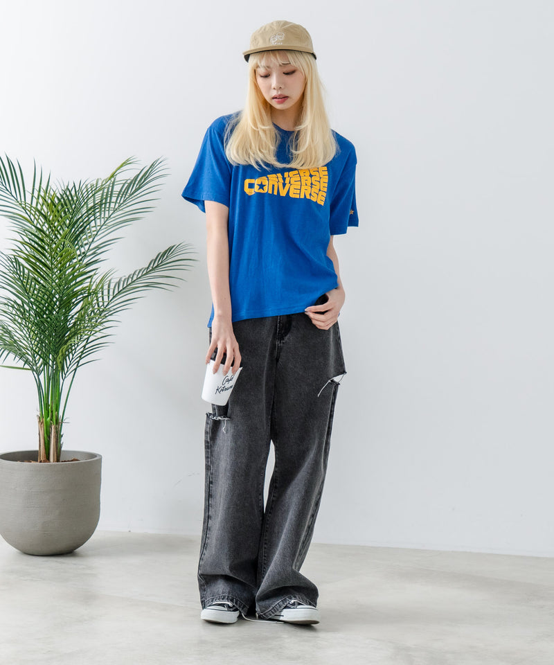 【CONVERSE/コンバース】ネップスラブ アーカイブロゴ Tシャツ zo