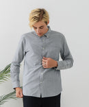 【BLUE STANDARD/ブルースタンダード】コットン100％ オックスボタンダウンシャツ レギュラーシルエット ビズ オフィスカジュアル オンでもオフでも