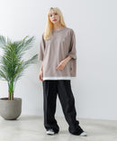 【KANGOL/カンゴール】 バックプリント フェイクレイヤード ビッグT