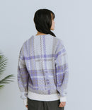 【BEVERLY HILLS POLO CLUB/ビバリーヒルズポロクラブ】ワンポイント刺繍 モヘアタッチ ニットカーディガン