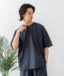 【PRIMAL POINT】【ひんやりとした生地 ストレッチ性も◎】高機能 半袖セットアップ ルームウェア ワンマイルウェア リラックス ユニセックス