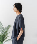 【PRIMAL POINT】【ひんやりとした生地 ストレッチ性も◎】高機能 半袖セットアップ ルームウェア ワンマイルウェア リラックス ユニセックス