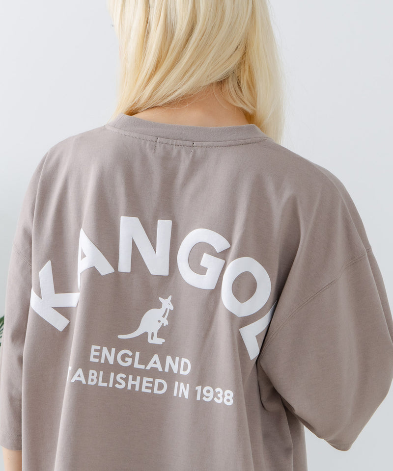 【KANGOL/カンゴール】 バックプリント フェイクレイヤード ビッグT