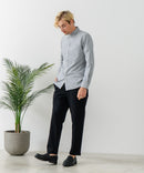 【BLUE STANDARD/ブルースタンダード】ストレッチニット ツイルイージーパンツ ウールタッチ