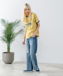 【CONVERSE/コンバース】ネップスラブ アーカイブロゴ リンガーTシャツ zo