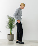 【BLUE STANDARD/ブルースタンダード】ストレッチニット ツイルイージーパンツ ウールタッチ