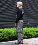 ピグメント加工 ヴィンテージライクプリントロンT 90s 古着 ロックT