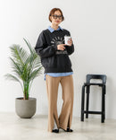 【C-FORT POINT/フォートポイント】トラ柄 ステッチトレーナー