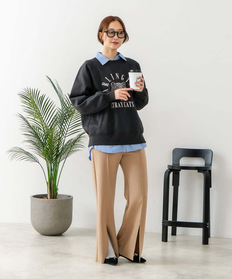 【C-FORT POINT/フォートポイント】トラ柄 ステッチトレーナー