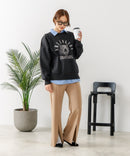 【C-FORT POINT/フォートポイント】トラ柄 ステッチトレーナー