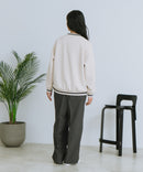 【U.S. POLO ASSN./ユーエスポロアッスン】Vネック リブライン 裏起毛 スウェットトレーナー