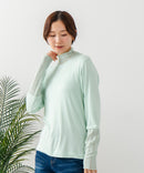 【C-FORT POINT/フォートポイント】シアー 切り替え ハイネック プルオーバー