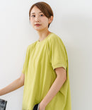 【C-FORTPOINT/フォートポイント】【涼しさと美シルエットを叶える 接触冷感機能付き】ドルマンスリーブ5分袖Tシャツ ひんやり涼しい 体型カバー 華奢見え ゆったり