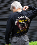 ピグメント加工 ヴィンテージライクプリントロンT 90s 古着 ロックT