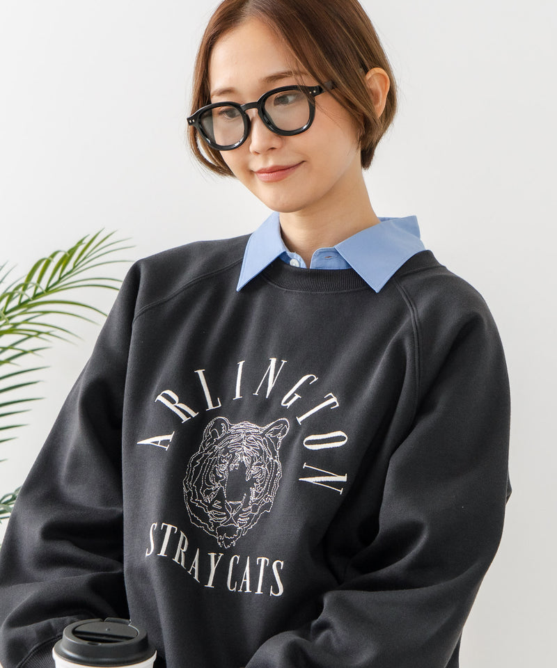 【C-FORT POINT/フォートポイント】トラ柄 ステッチトレーナー