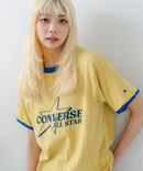 【CONVERSE/コンバース】ネップスラブ アーカイブロゴ リンガーTシャツ zo