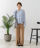 【C-FORT POINT/フォートポイント】マジョリカプリーツブラウス ❘ジーンズメイト公式オンラインショップ