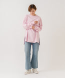 【HANES/ヘインズ】【ヘビーウェイト（肉厚）のコットン100％生地を使用】1P BEEFY-T for HER ボリュームスリーブTシャツ 長袖 無地 シンプル タフ サイドスリット 華奢見え タグレス仕様 ❘ジーンズメイト公式オンラインショップ